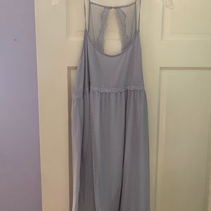 AERIE BLUE LACE DRESS/NIGHT GOWN